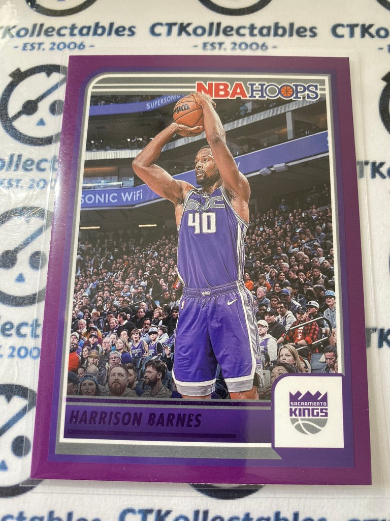 2023-24 Panini NBA HOOPS Harrison Barnes Purple Parallel #223 Kings