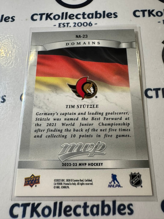 2021-22 NHL Upper Deck MVP Tim Stutzle Domains #NA-23 Senators