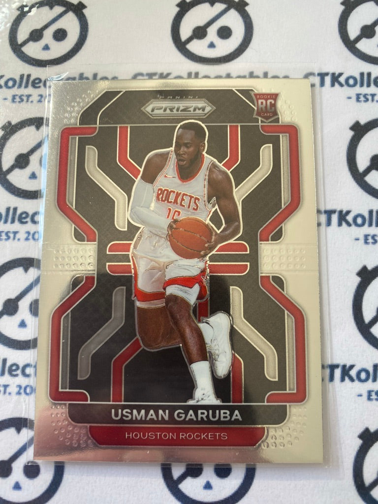 2021-22 Panini NBA PRIZM Usman Garuba Rookie RC #321 Rockets