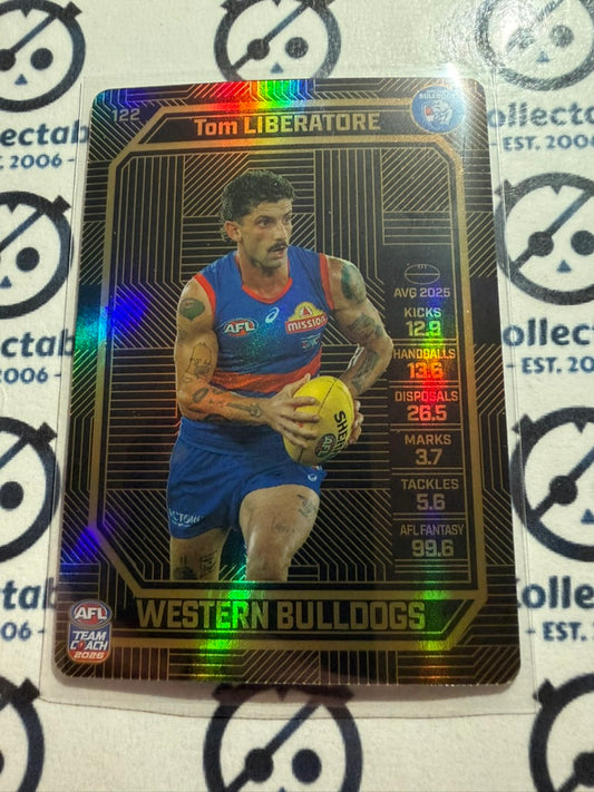 2026 Teamcoach AFL BRONZE Tom Liberatore #122 Bulldogs