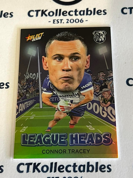 2026 Select NRL League Heroes League Heads #LH24 Connor Tracey Bulldogs
