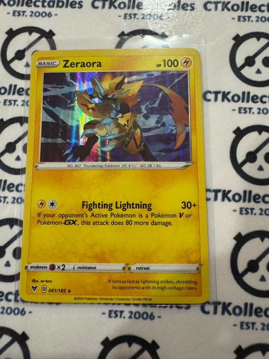 Zeraora 061/185 Holo Rare Pokemon Card Vivid Voltage