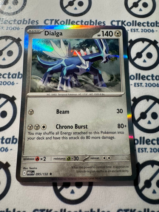 Dialga Holo Rare #095/132 Mega Evolution Pokemon