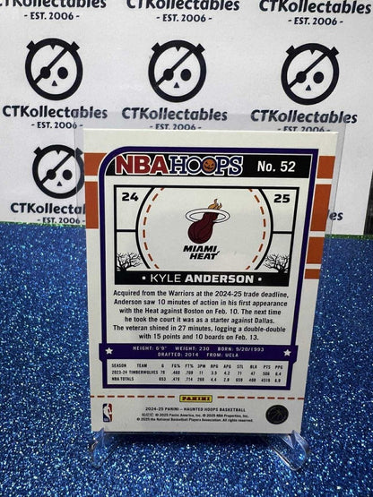 2024-25 Panini NBA HAUNTED HOOPS Orange Pumpkin #52 Kyle Anderson Miami Heat