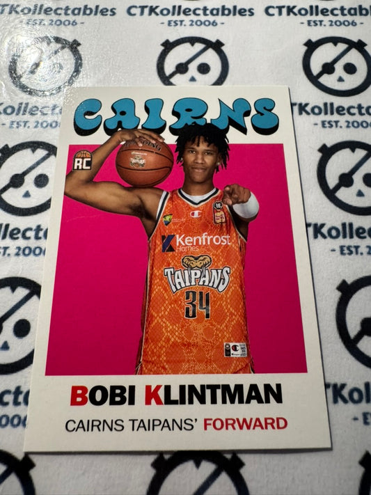 2023-24 Topps NBL Bobi Klintman RC 1971 Topps Throwback #TB-15 Taipans