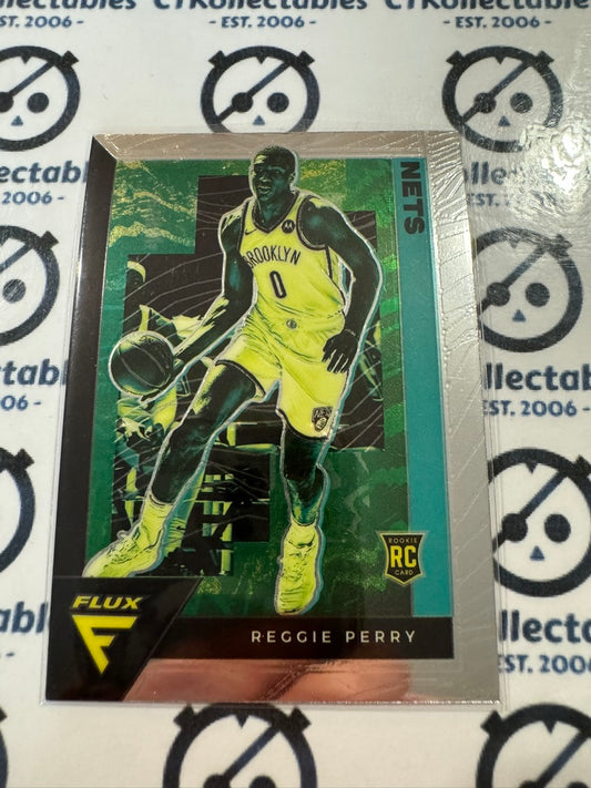 2020-21 NBA Panini Flux Reggir Perry Rookie Card #250