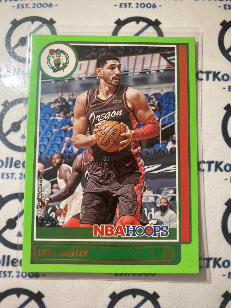 2021/22 Panini Nba Hoops Neon Green Enes Kanter #111 Celtics