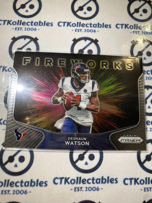 2020 NFL Prizm Deshaun Watson Fireworks #17 Texans