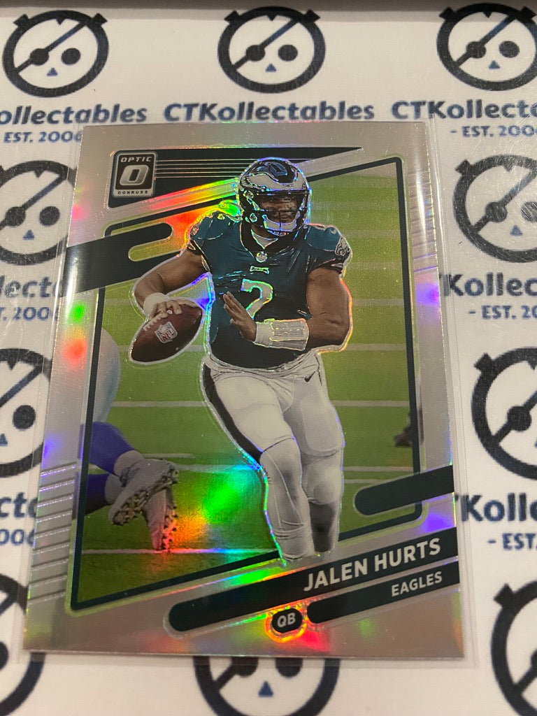 2021 NFL Donruss Optic Jalen Hurts Silver Prizm #9 Eagles