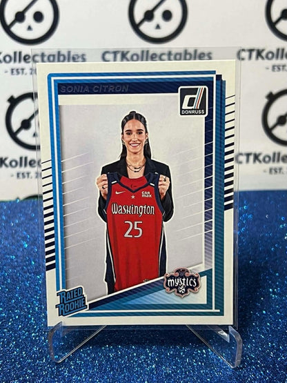 2025 Panini Donruss WNBA Rated Rookie #87 Sonia Citron Washington Mystics