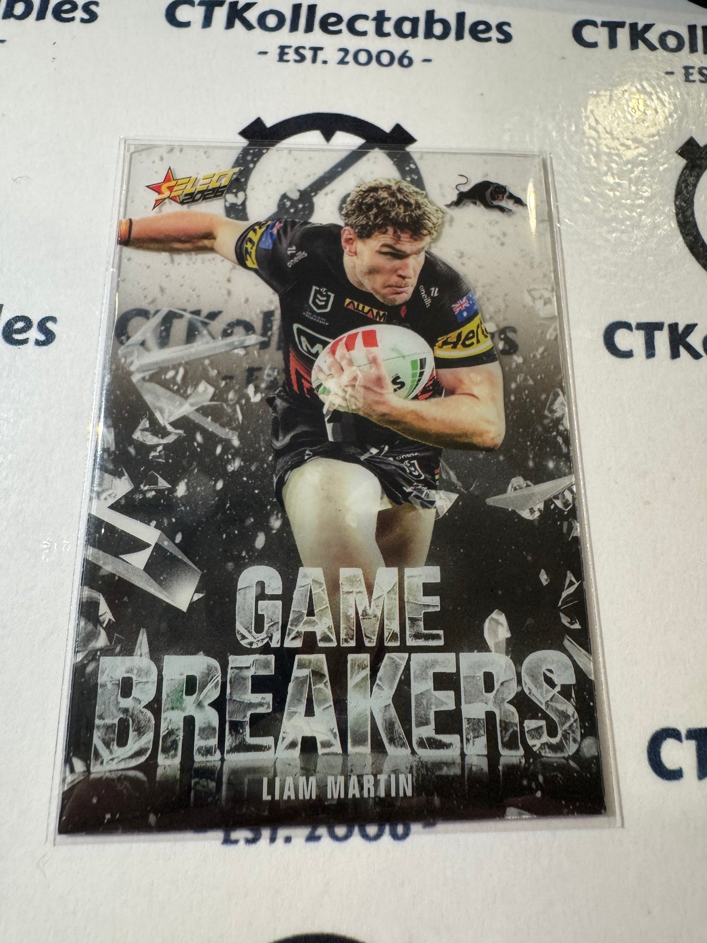 2026 Select NRL League Heroes Game Breakers #GB91 Liam Martin Panthers