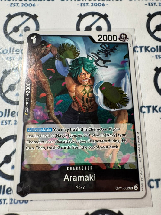 One Piece TCG Aramaki OP11-082 R FOIL A Fist of Divine speed NM/M