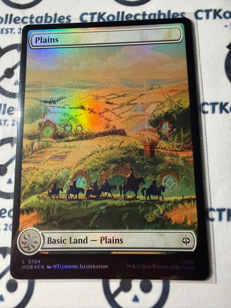 Plains LAND Foil #0288 MTG The Hobbit Foil TCG
