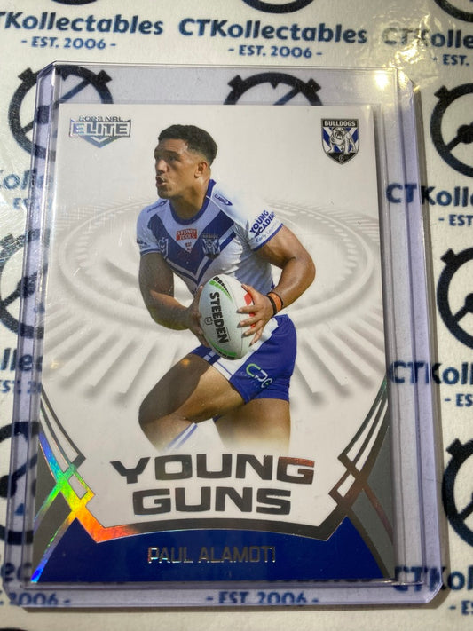 2023 NRL Elite Young Guns - Paul Alamoti #021/177 Bulldogs