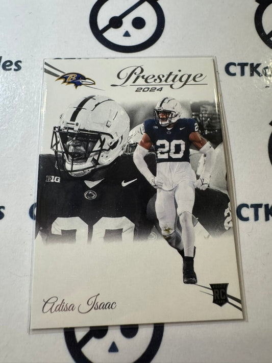 2024 NFL Prestige Rookie Card #341 Adisa Isaac Baltimore Ravens