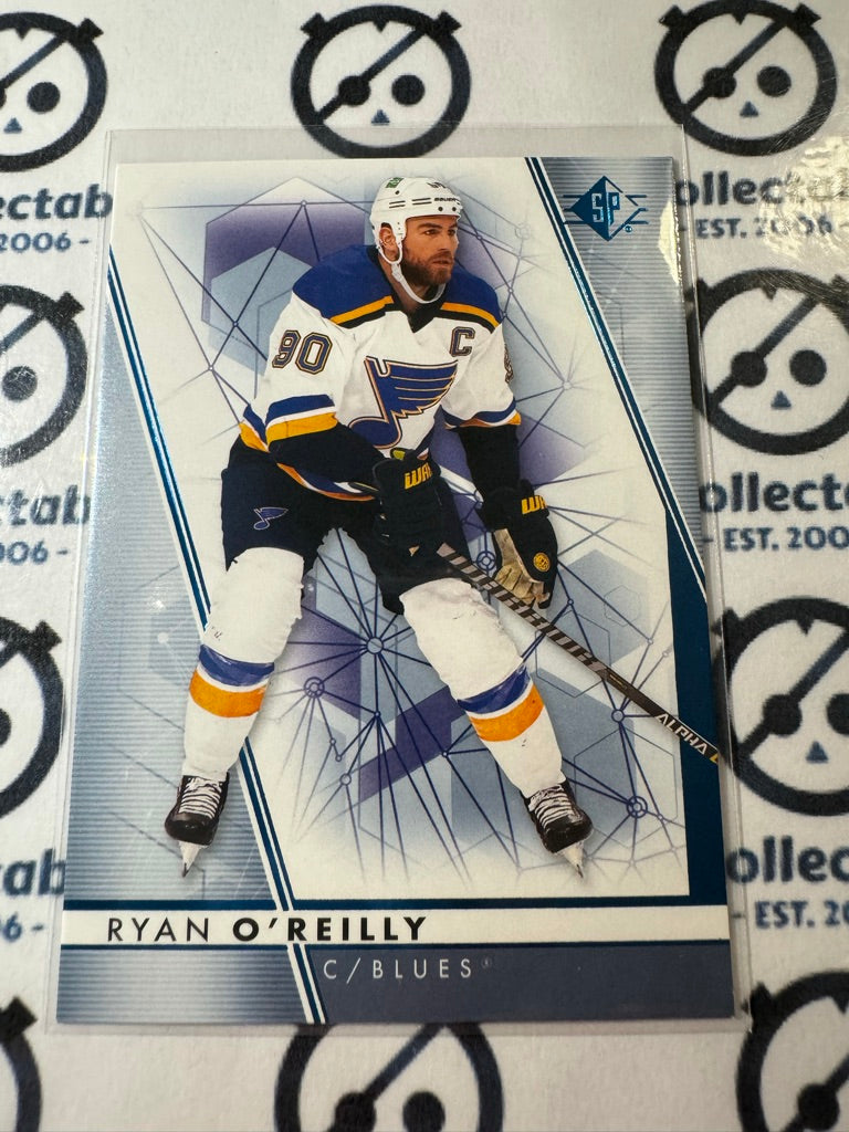 2022-23 NHL SP Hockey Ryan O'Reilly Blue Parallel #90 Blues