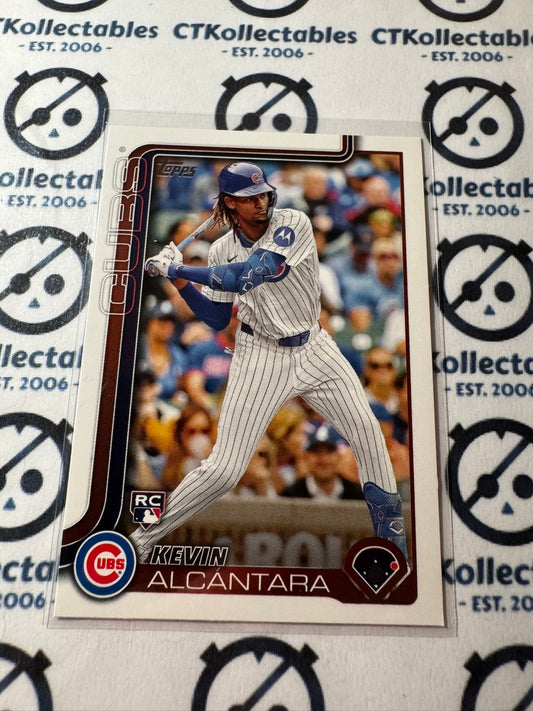 2025 Topps Series 2 Baseball Rookie Card #578 Kevin Alcántara Chicago Cubs RC