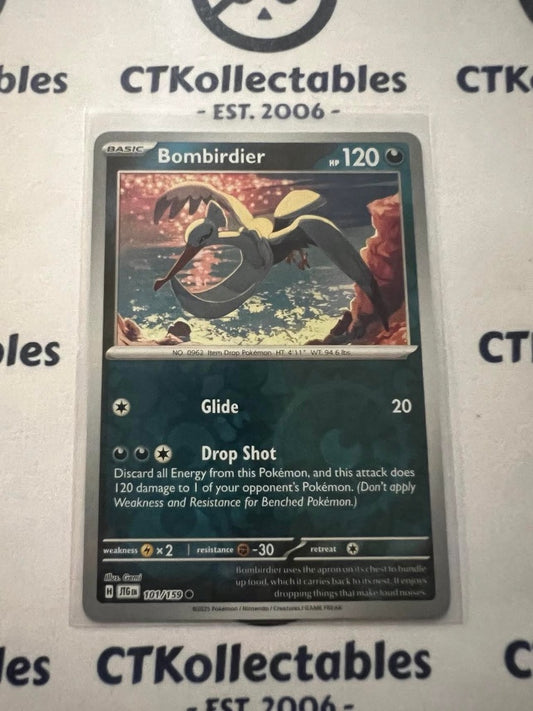 Bombirdier Reverse Holo #101/159 Journey Together Pokemon Card TCG