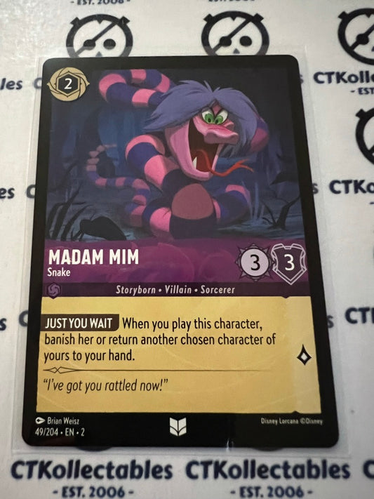 2024 Disney Lorcana Floodborn Non-Foil #49 Madam Mim, Snake – Uncommon