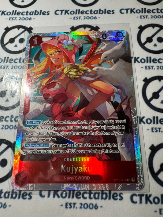 One Piece TCG Kujyaku SR OP11-004 A Fist of Divine speed NM/M