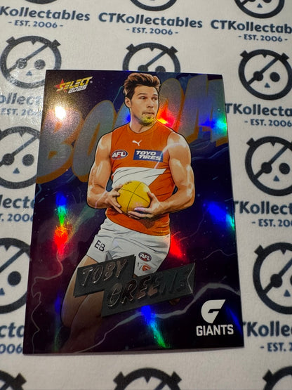 2025 AFL Footy Stars BOOM! Toby Greene #264/360 Giants BM90