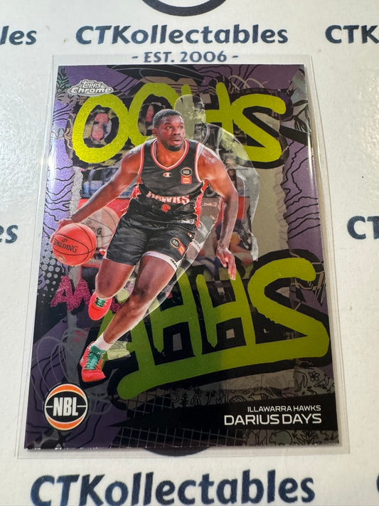 2024-25 Topps NBL Chrome DARIUS DAYS Oohs and Ahhs OA-7 Base