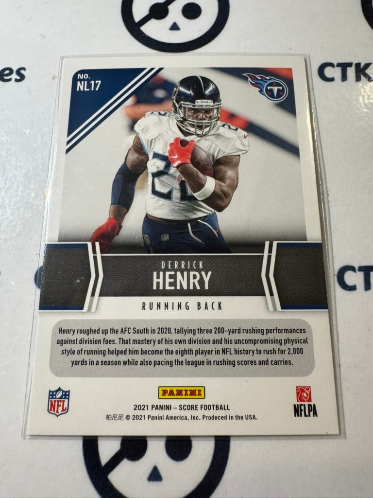 2021 NFL Score Next Level Stats #NL17 Derrick Henry Titans