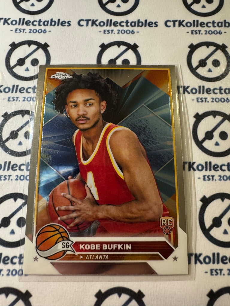 2023/24 Topps NBA Chrome Kobe Bufkin rookie card RC #197