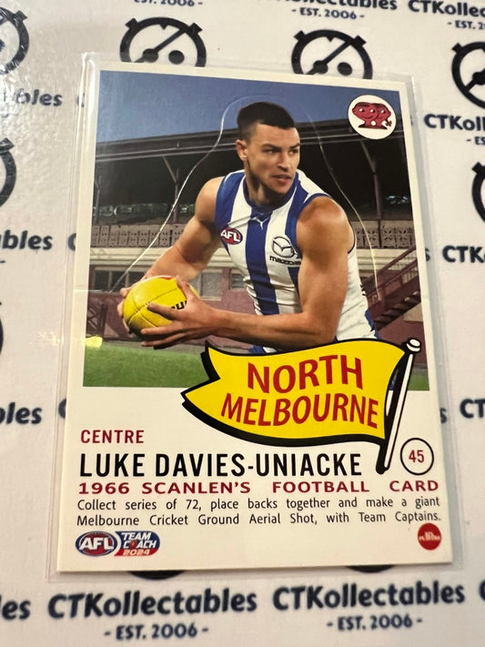 2024 AFL Teamcoach Scanlens Die-Cut Luke Davie-Uniacke #45 Demons