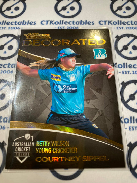 2023/24 TLA Cricket Luxe Traders Courtney Sippel Decorated #D09/30
