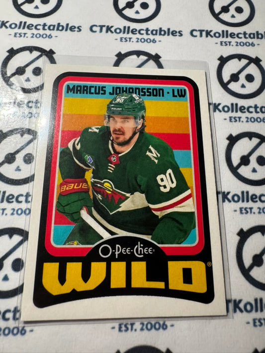 2024-25 O-Pee-Chee Hockey RETRO #321 Marcus Johansson Minnesota Wild
