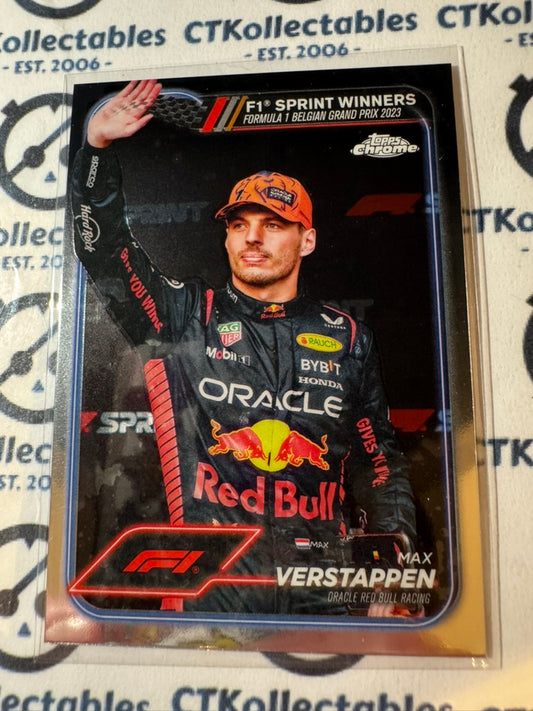 2024 Topps Chrome F1 Max Verstappen "Sprint Winners" #150 Red Bull