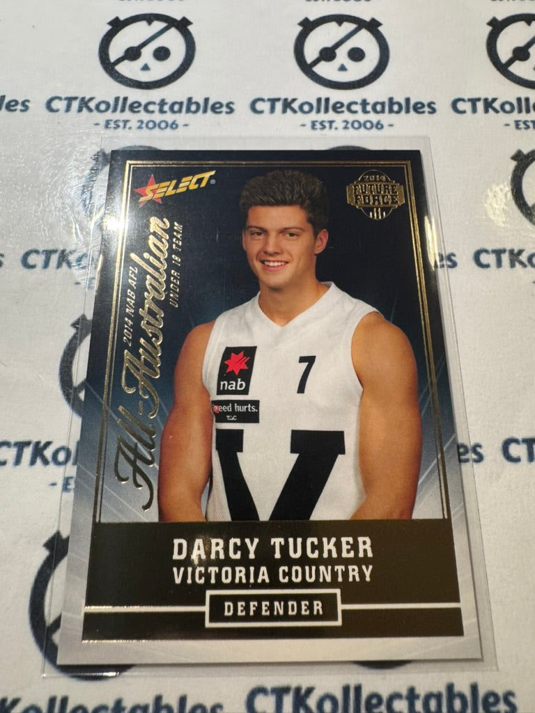 2014 Select AFL Future Force Darcy Tucker All Australian #AA4 Vic