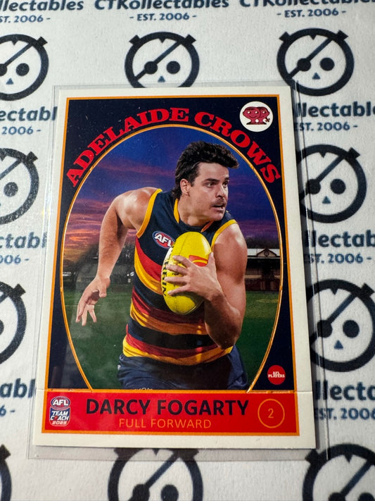 2025 AFL Teamcoach Darcy Fogarty Scanlens die cut #2 Crows