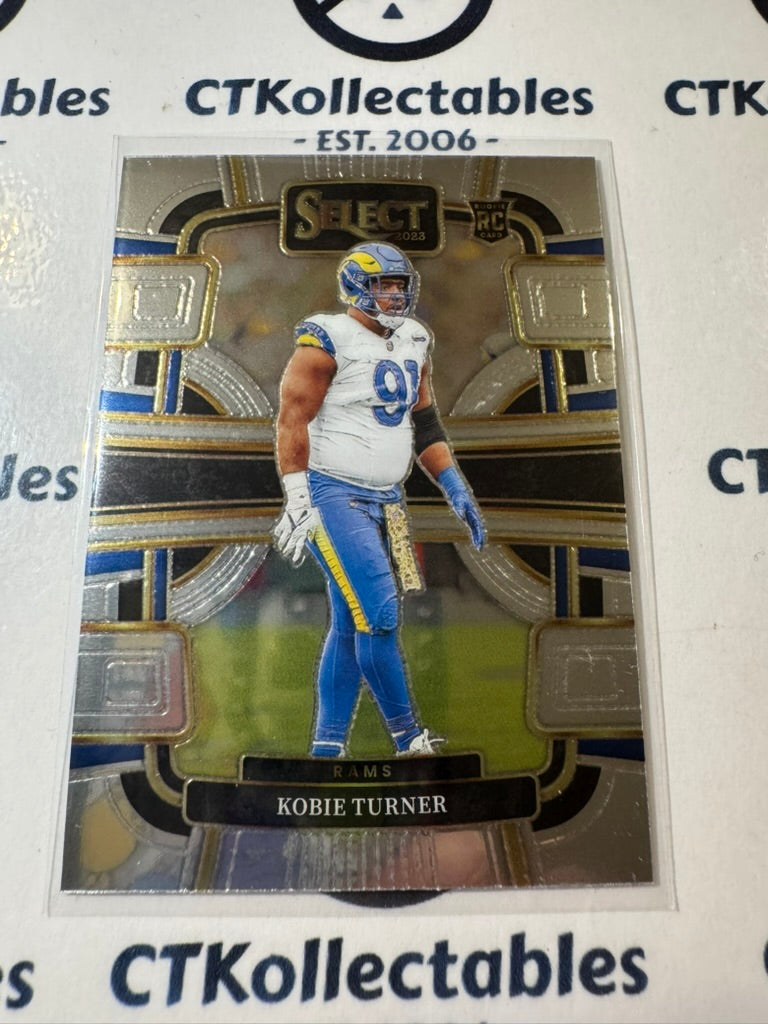2023 NFL Panini Select Concourse Rookie #54 Kobie Turner Rams