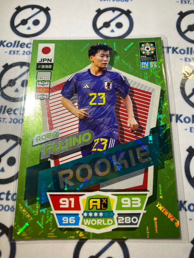 2023 FIFA WWC Adrenalyn Rookie Aoba Fujino Green 4 Star #332 USA