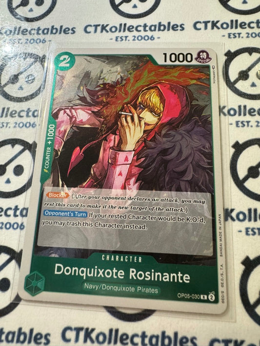 One Piece Donquixote Rosinante #OP05-030 R Foil Awakening of the New Era Card