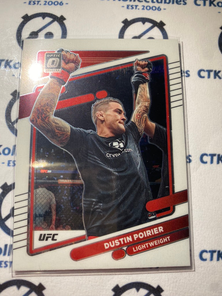 2022 UFC Panini Optic Base #2 Dustin Poirier - Lightweight