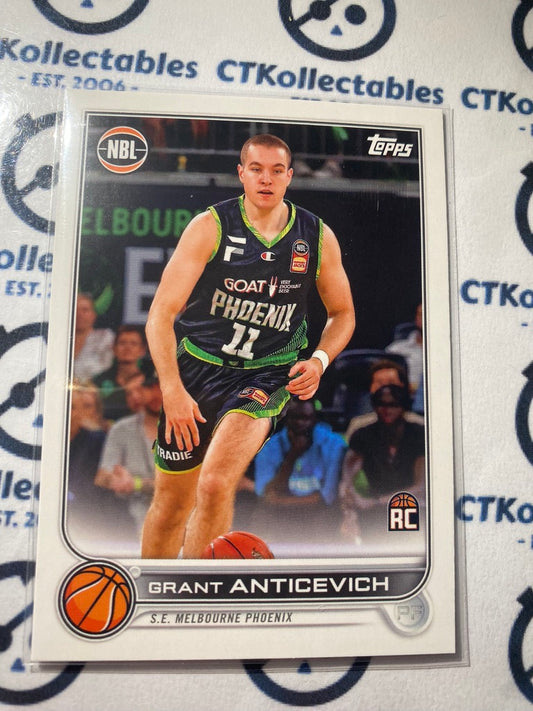 2022-23 Topps NBL Rookie Card - Grant Anticevich #71 RC