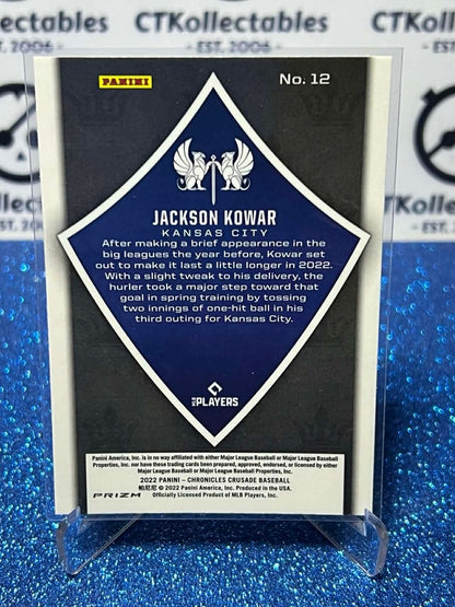2022 Chronicles MLB Baseball Crusade -#12 Jackson Kowar Building Blocks  Prizm