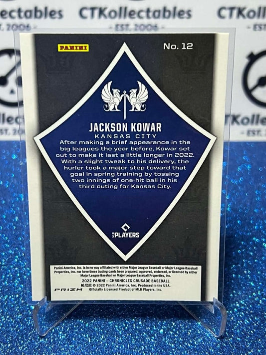 2022 Chronicles MLB Baseball Crusade -#12 Jackson Kowar Building Blocks  Prizm