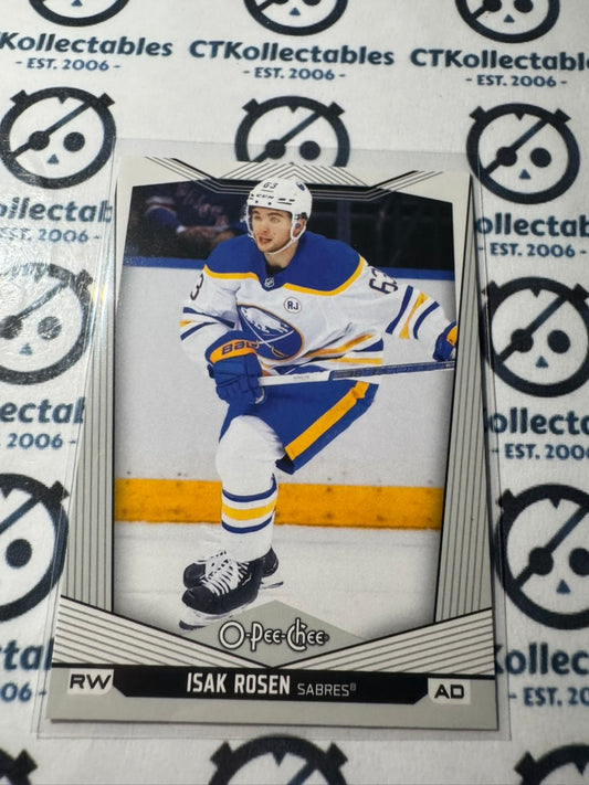 2024-25 O-Pee-Chee Hockey Rookie Card #379 Isak Rosen Buffalo Sabres