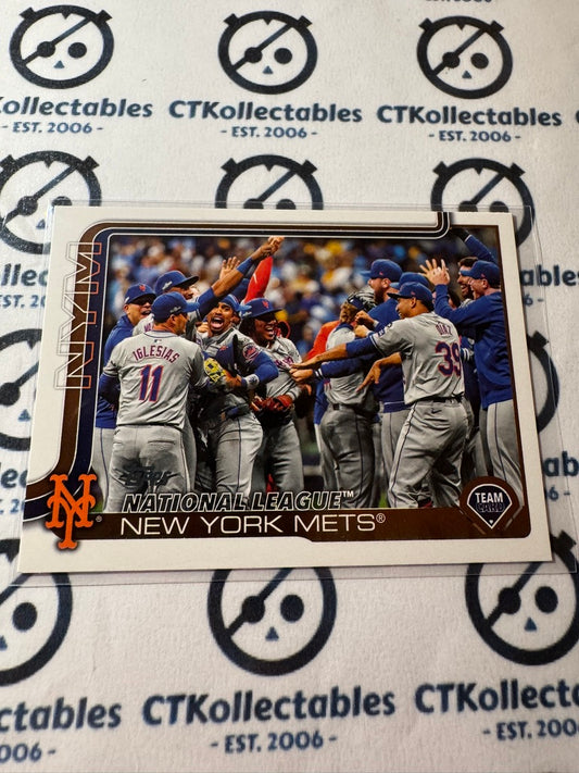 2025 Topps Series 2 Baseball New York Mets Team Card #553
