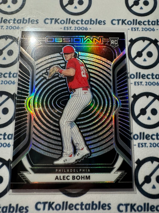 2021 Chronicles MLB Baseball Obsidian Alec Bohm Rookie Card RC #51