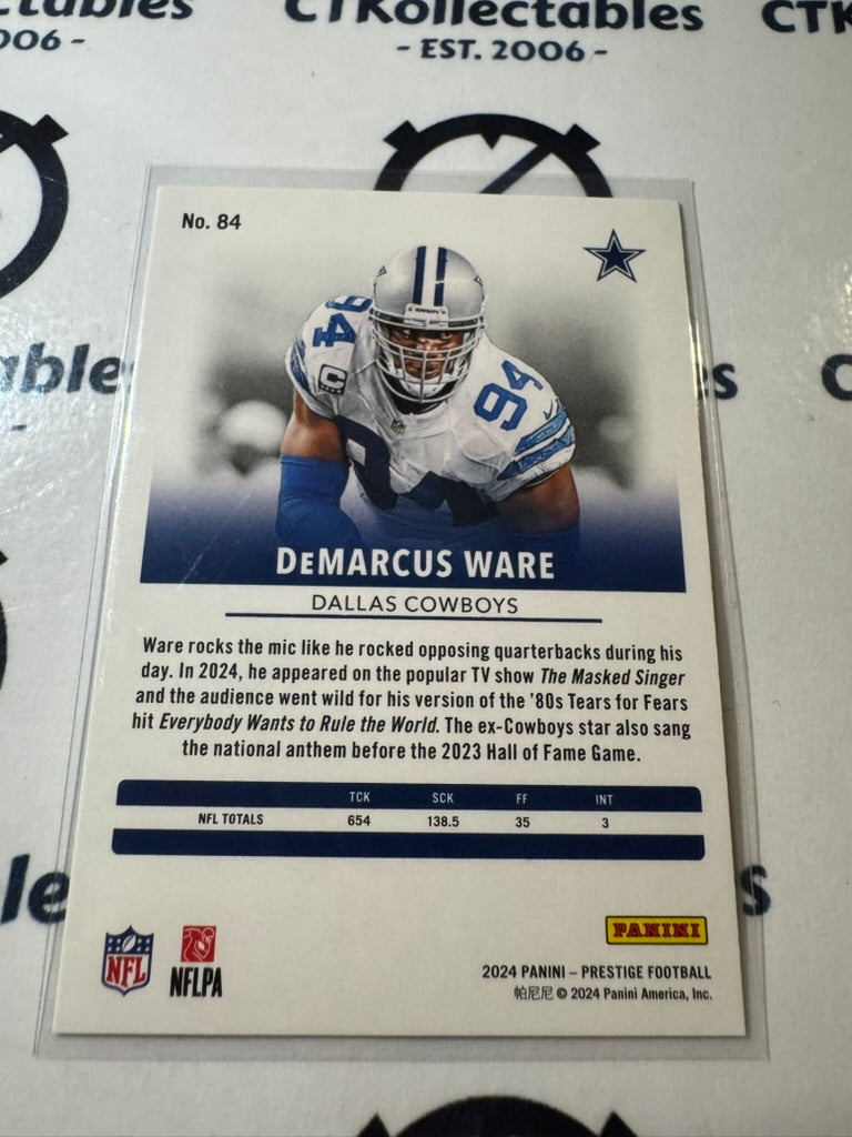 2024 NFL Prestige Dots Xtra Points #84 DeMarcus Ware Dallas Cowboys