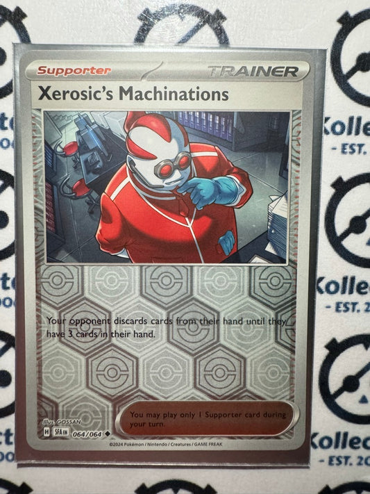 Xerosics Machinations Reverse Holo #064/064 2024 Shrouded Fable Pokemon TCG