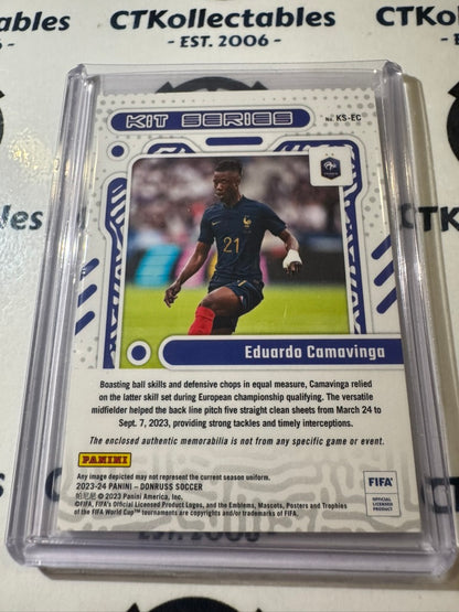 2023-24 Soccer Donruss Eduardo Camavinga Kit Series KS-EC