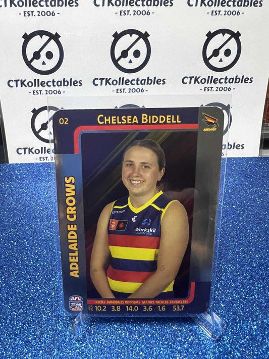 2025 AFLW Teamcoach Silver #02 Chelsea Biddell Crows
