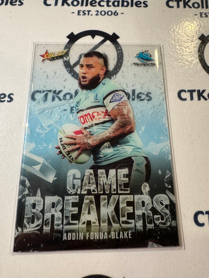 2026 Select NRL League Heroes Game Breakers #GB27 Addin Fonua-Blake Sharks