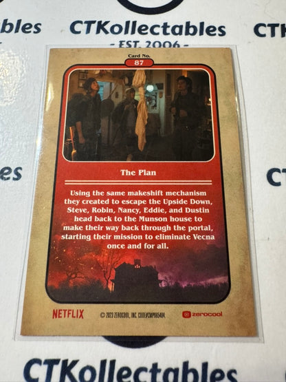 2023 Topps Stranger Things Season 4 #87 Yellow The Plan